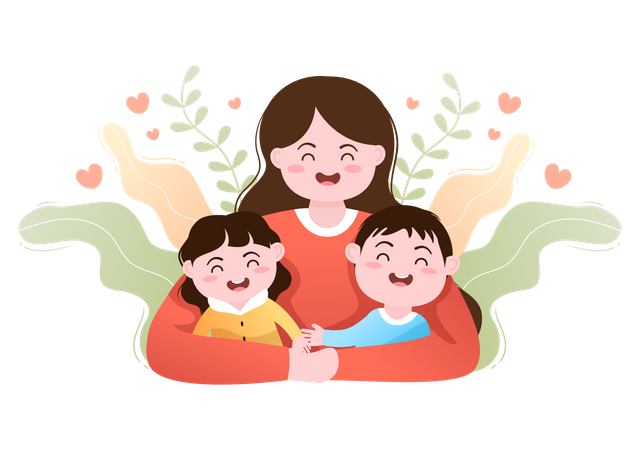 Parenting Psychology Family Illustration Illustration