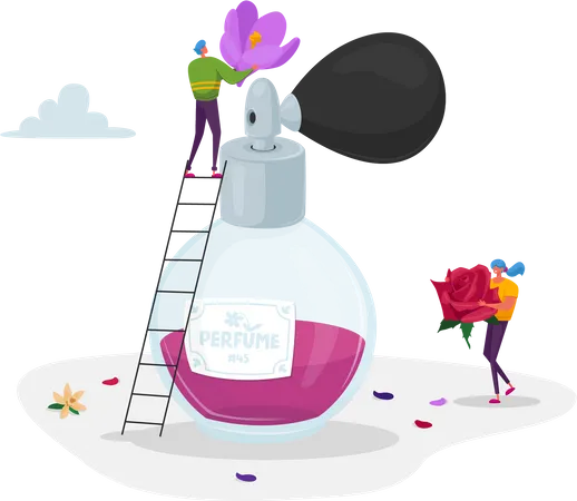 Production de parfumerie  Illustration