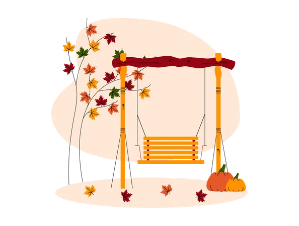 Park swing  Illustration