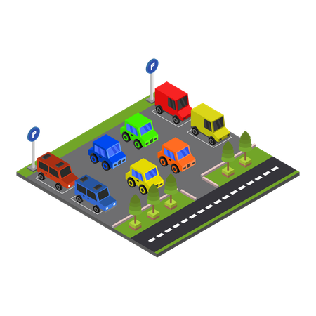 Parking space  Illustration