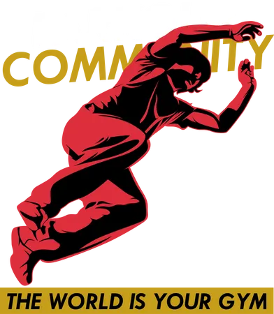 Parkour Community the World is Your Gym  Illustration