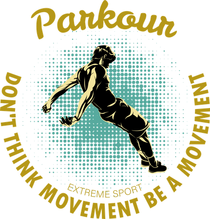 Parkour Man  Illustration