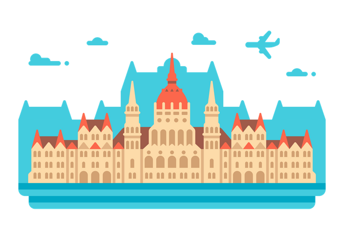 Parlamento de Budapest  Ilustración