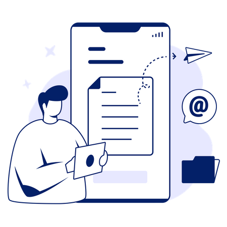 Partage sur les réseaux sociaux  Illustration