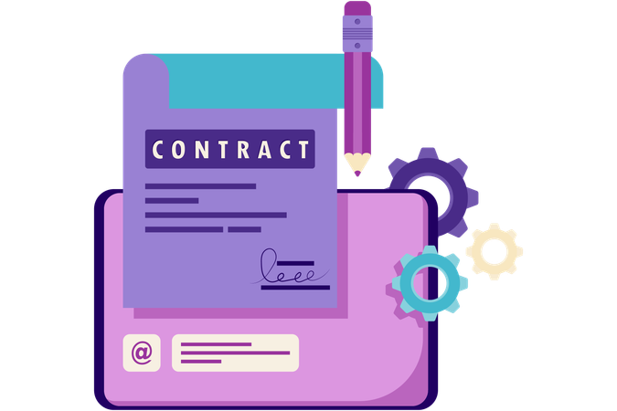 Partnership contract  Illustration