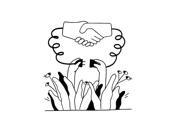 Partnership deal  Illustration