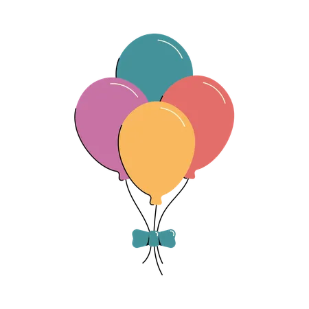 Party balloon  Illustration