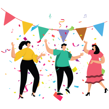 Party celebration  Illustration