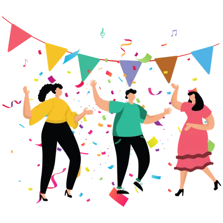 Party celebration  Illustration