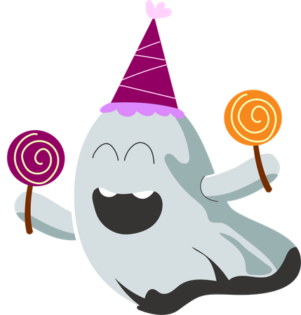 Party Ghost  Illustration