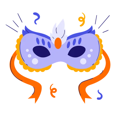 Party mask  Illustration