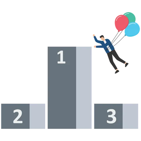 Paso para hacer crecer el negocio  Ilustración