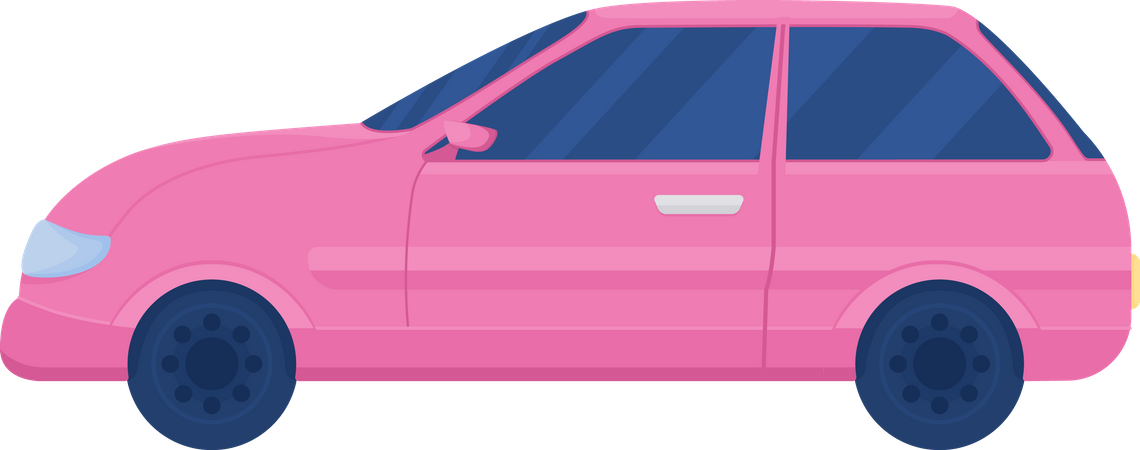 Passenger Car  Illustration