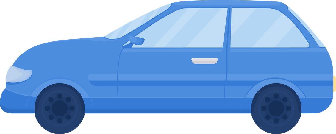 Passenger Car  Illustration