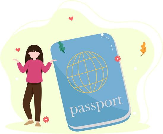 Passeport de voyage  Illustration
