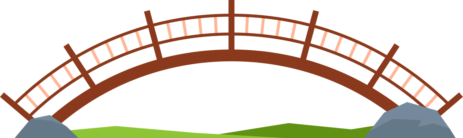 Pont piéton  Illustration