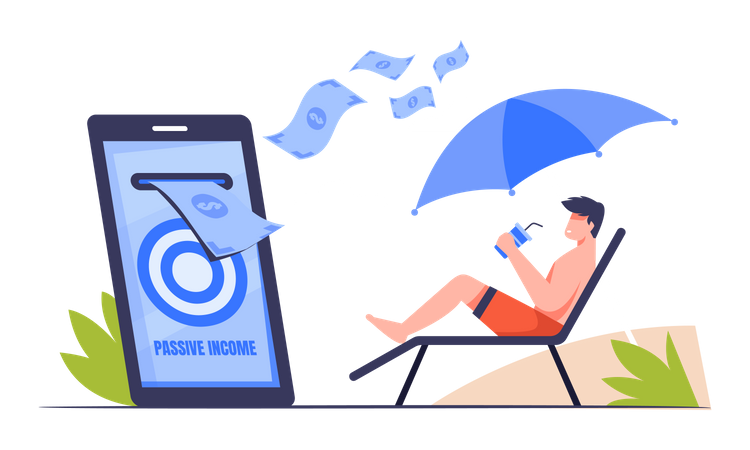 Passive income Illustration
