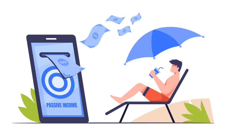 Passive income Illustration