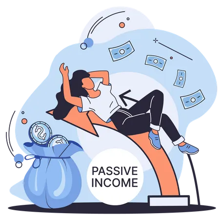 Passive Income Growth Illustration