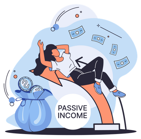 Passive Income Growth  Illustration