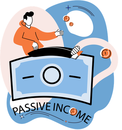 Passive income  Illustration