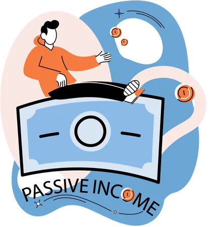 Passive income  Illustration