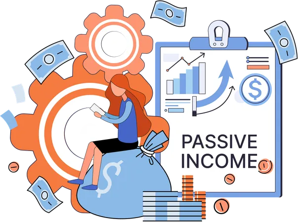 Passive income  Illustration