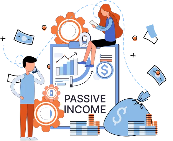 Passive income  Illustration