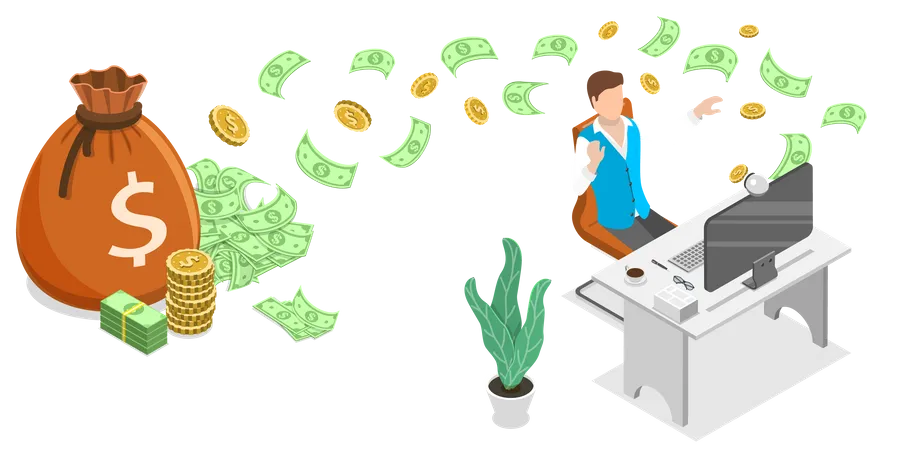 Passive Income  Illustration