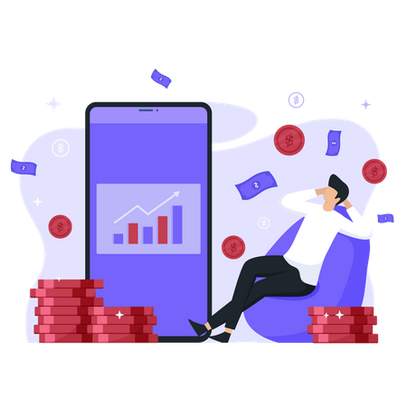 Passive income  Illustration