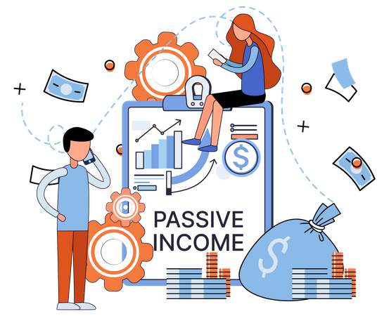 Passive Income Report Illustration