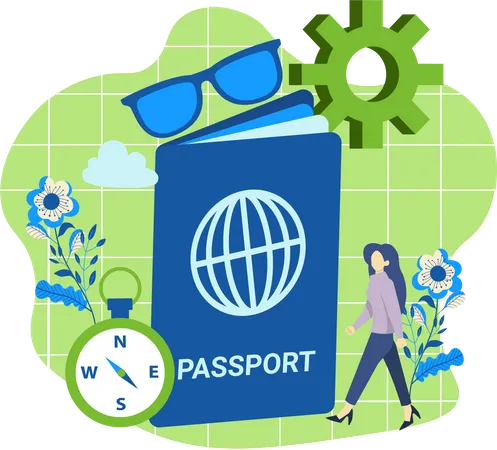 Passport  Illustration