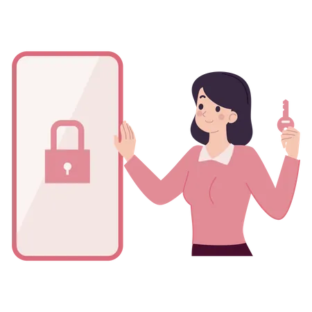 Password Protection  Illustration