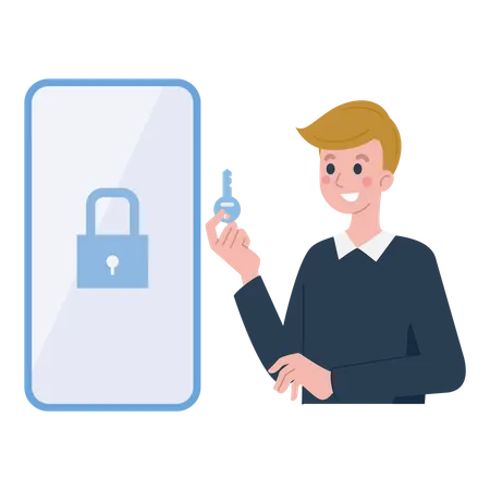 Password Protection  Illustration