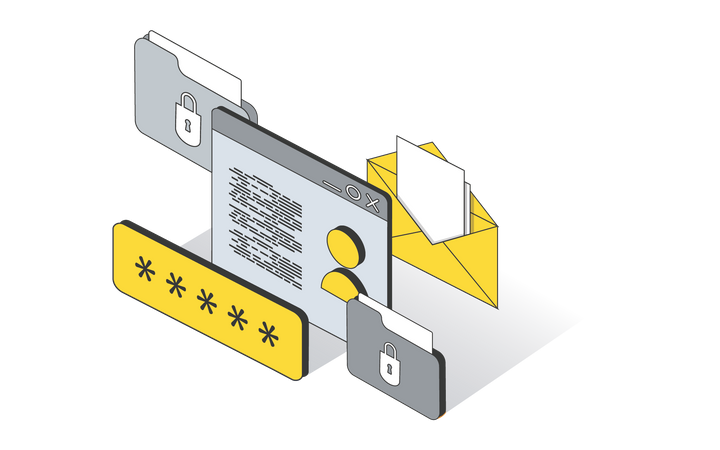 Password Protection  Illustration