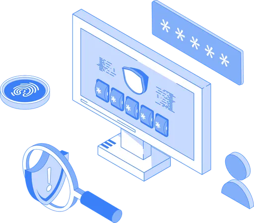 Password security  Illustration