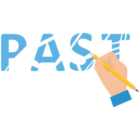 Past Eraser  Illustration