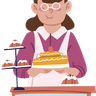 illustration for pastry