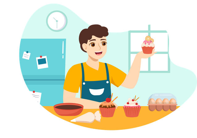 Pastry Chef  Illustration