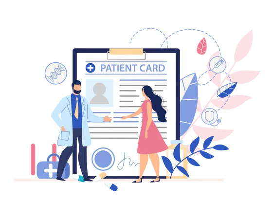 Patient Card Illustration