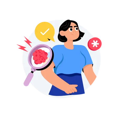 Patient diagnostiqué avec un cancer  Illustration