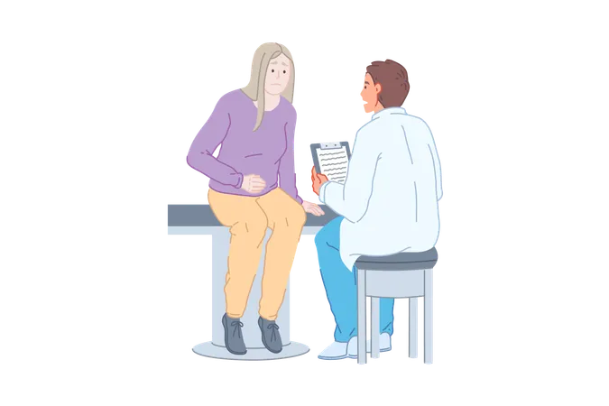 Patient Examination  Illustration