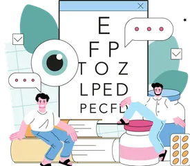 Eye Treatment Illustration Pack