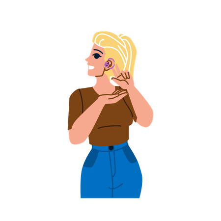 Patient got ear injury  Illustration