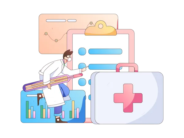 Médecin consultant  Illustration