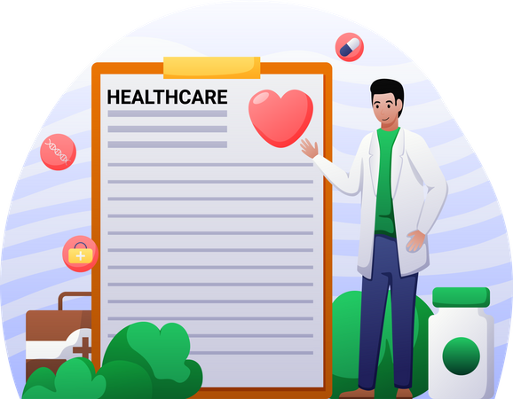 Patient Prescription  Illustration