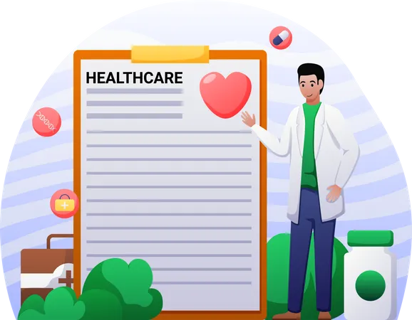 Patient Prescription  Illustration