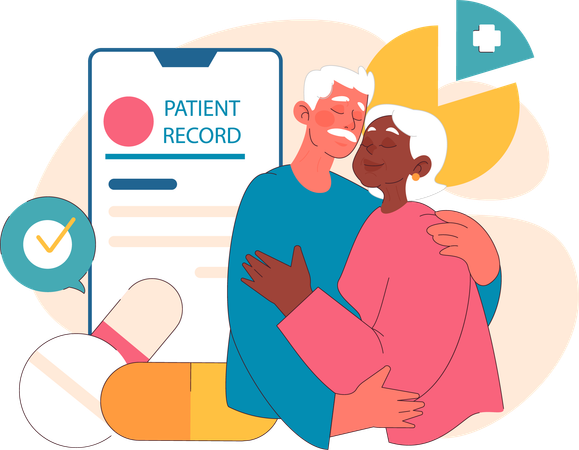 Patient record  Illustration