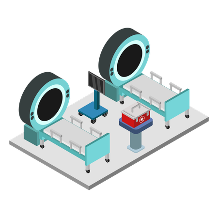Patient room  Illustration