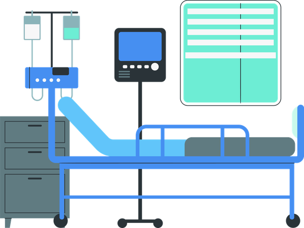 Patient Room  Illustration